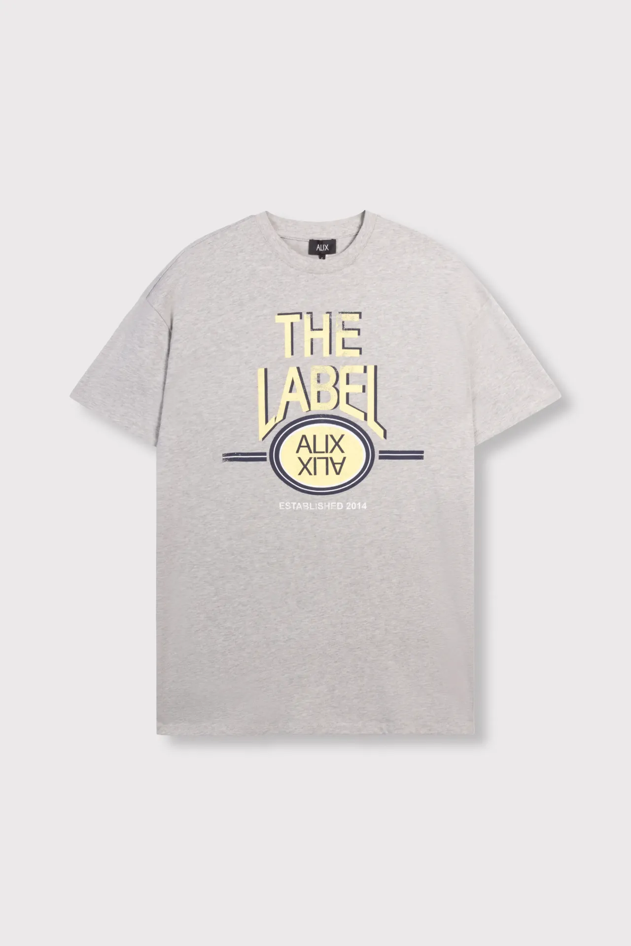 Tshirt Dress Yellow Grey The label