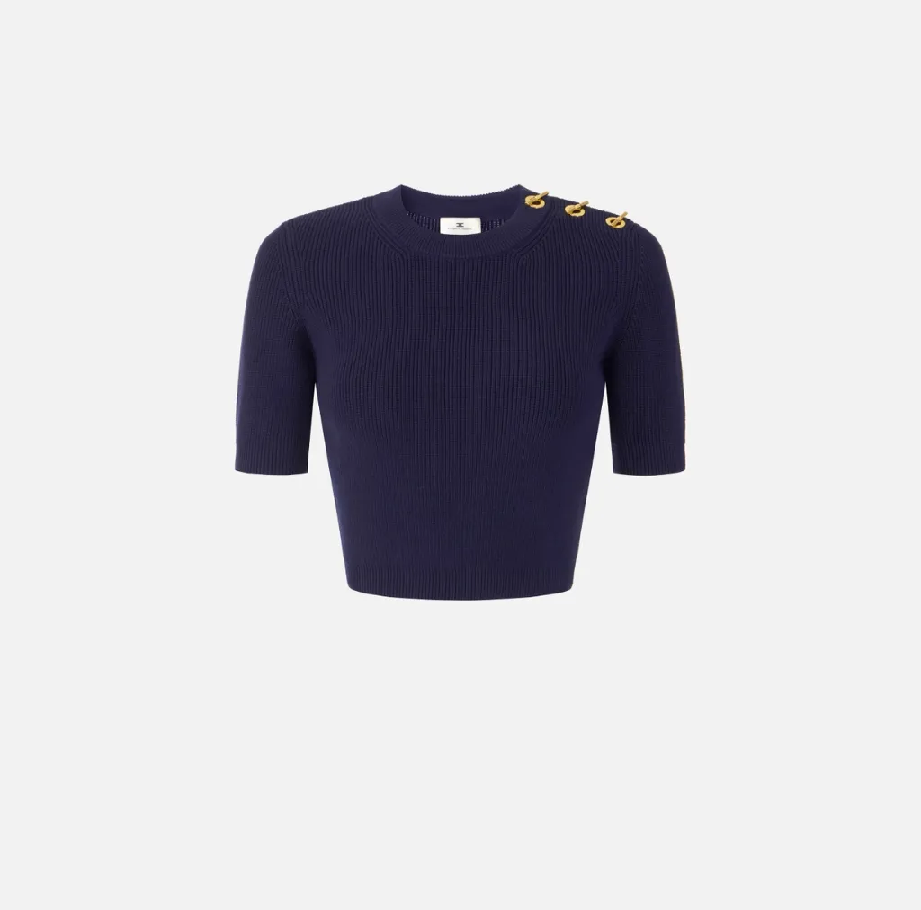 MK02S66E2 Sweater Blu Note Short Sleeves
