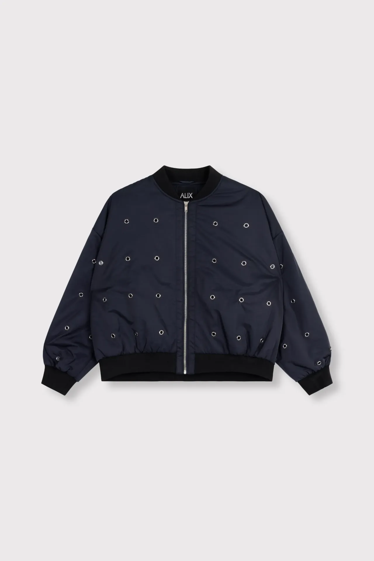 Woven Eyelet Bomber (S)