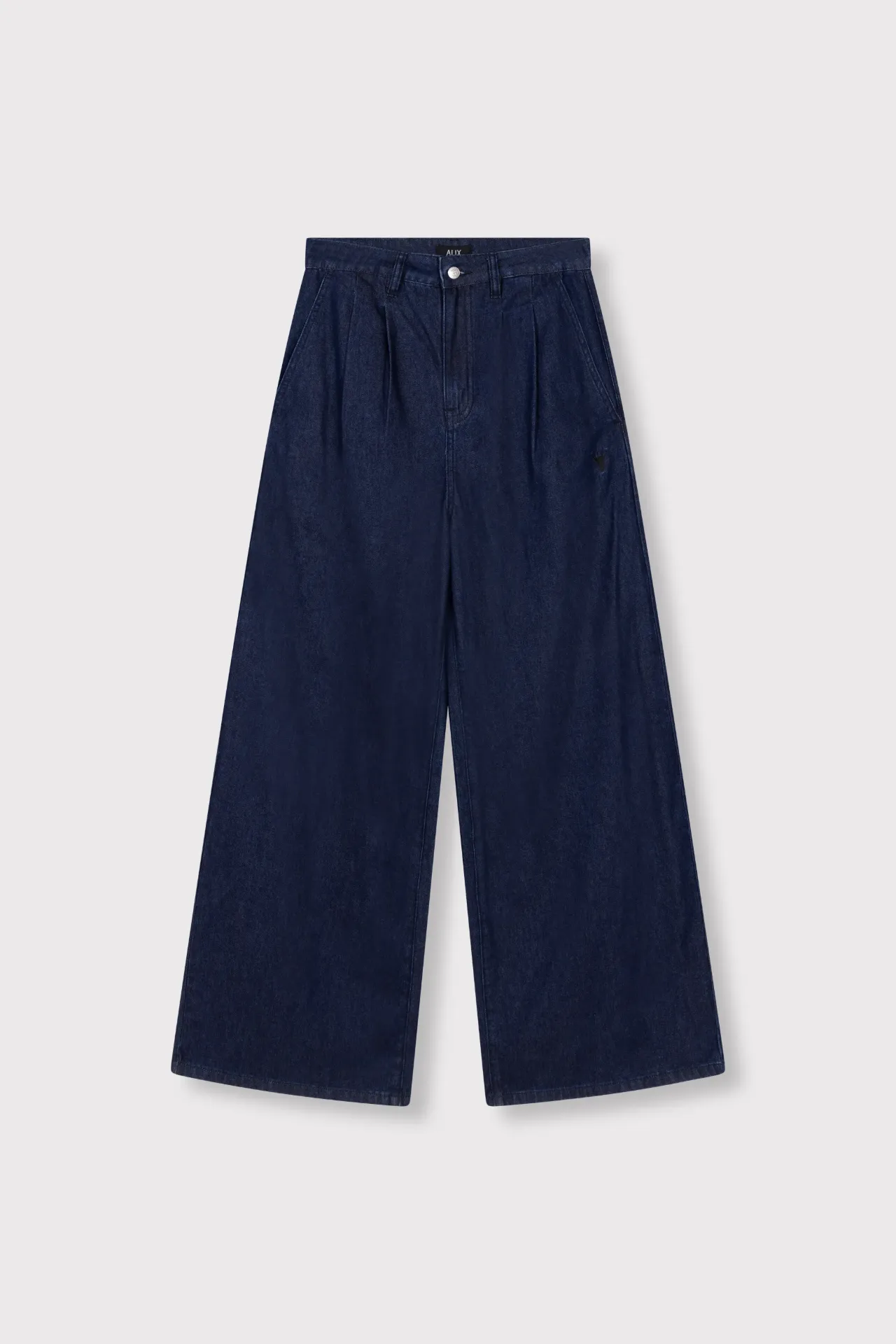 Wide Leg Indigo Denim (XS)