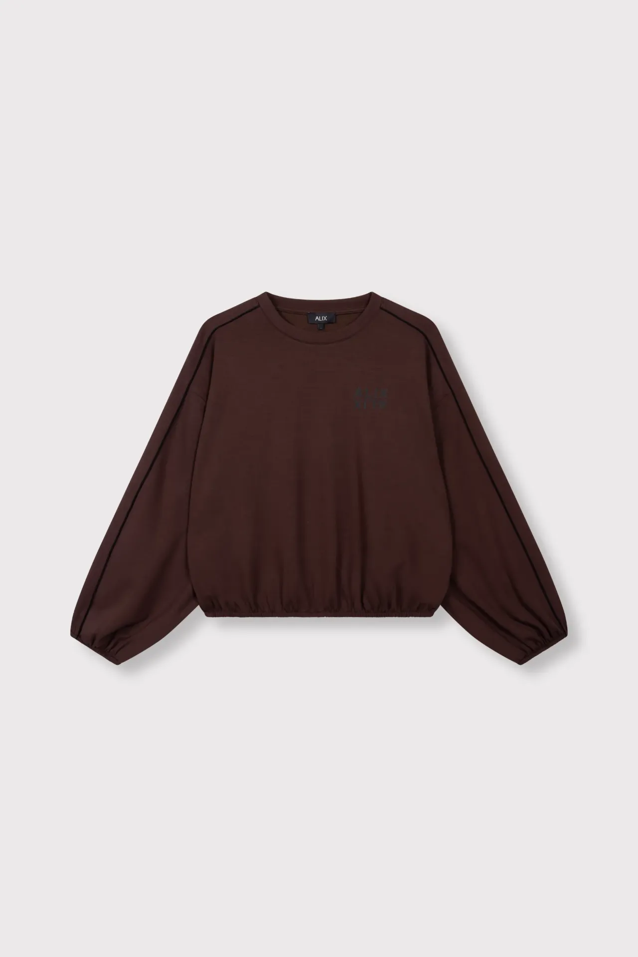 Scuba Sweater Warm Brown