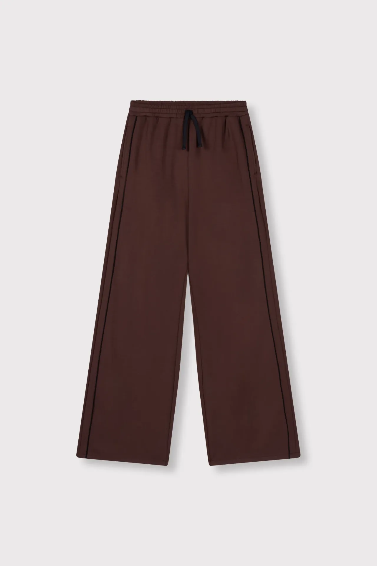 Piping Pants Scuba Warm Brown