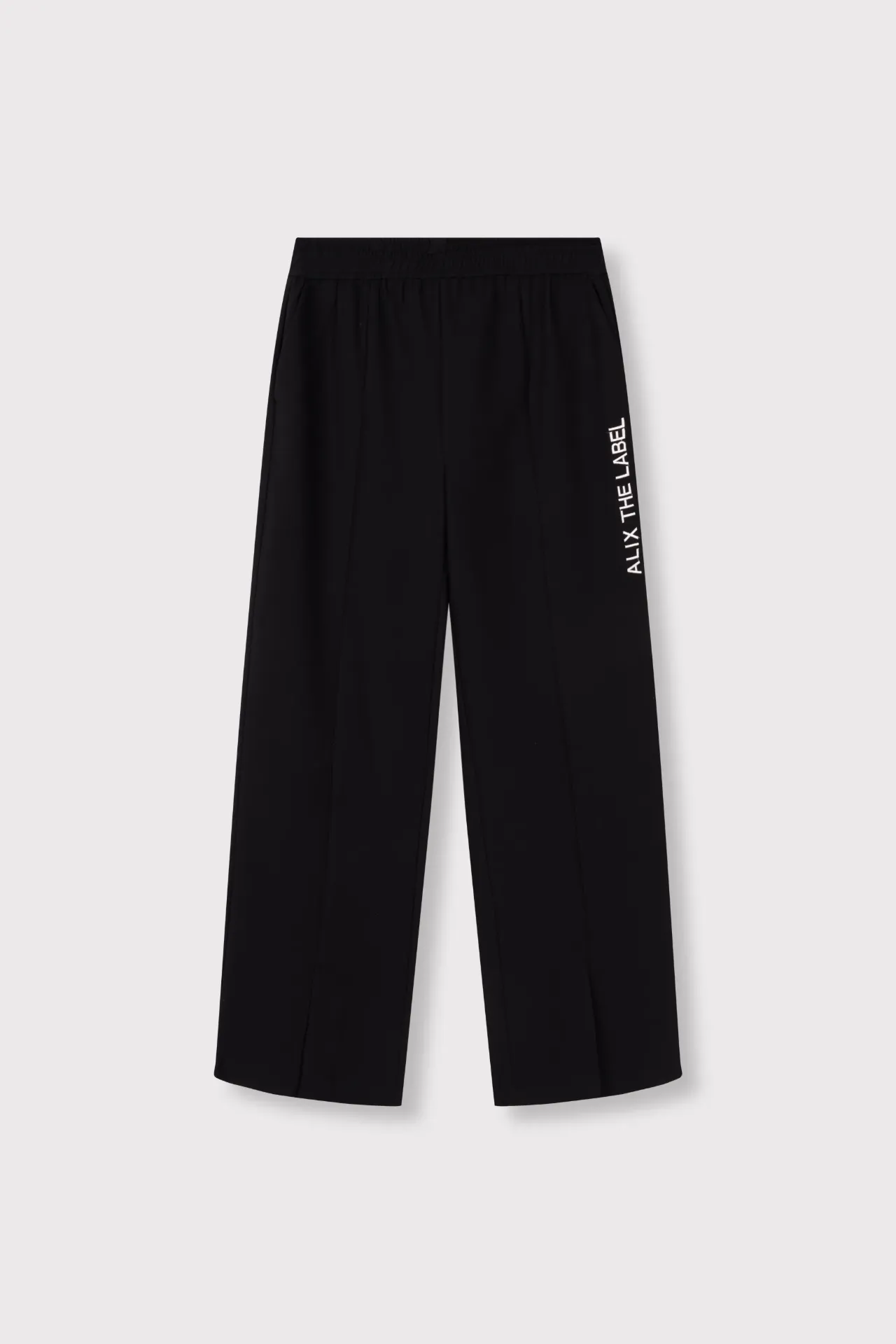 Slit Pants Heavy Twill Black