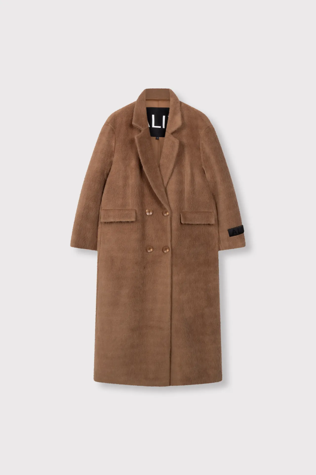 Long Hairy Camel Coat (XS)