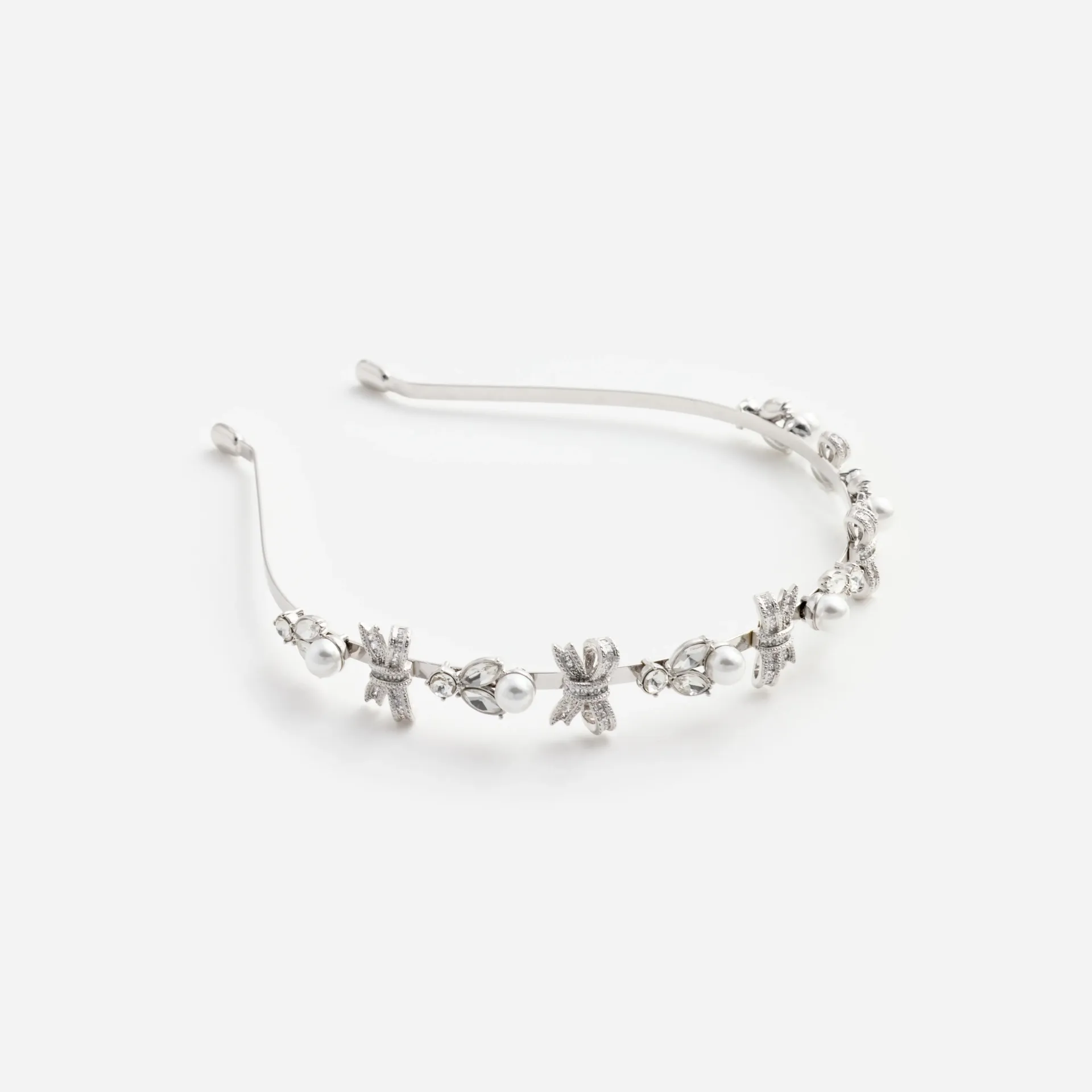 CRYSTAL BOW HEADBAND