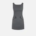 AB99366E2 Dress Grigio Melange