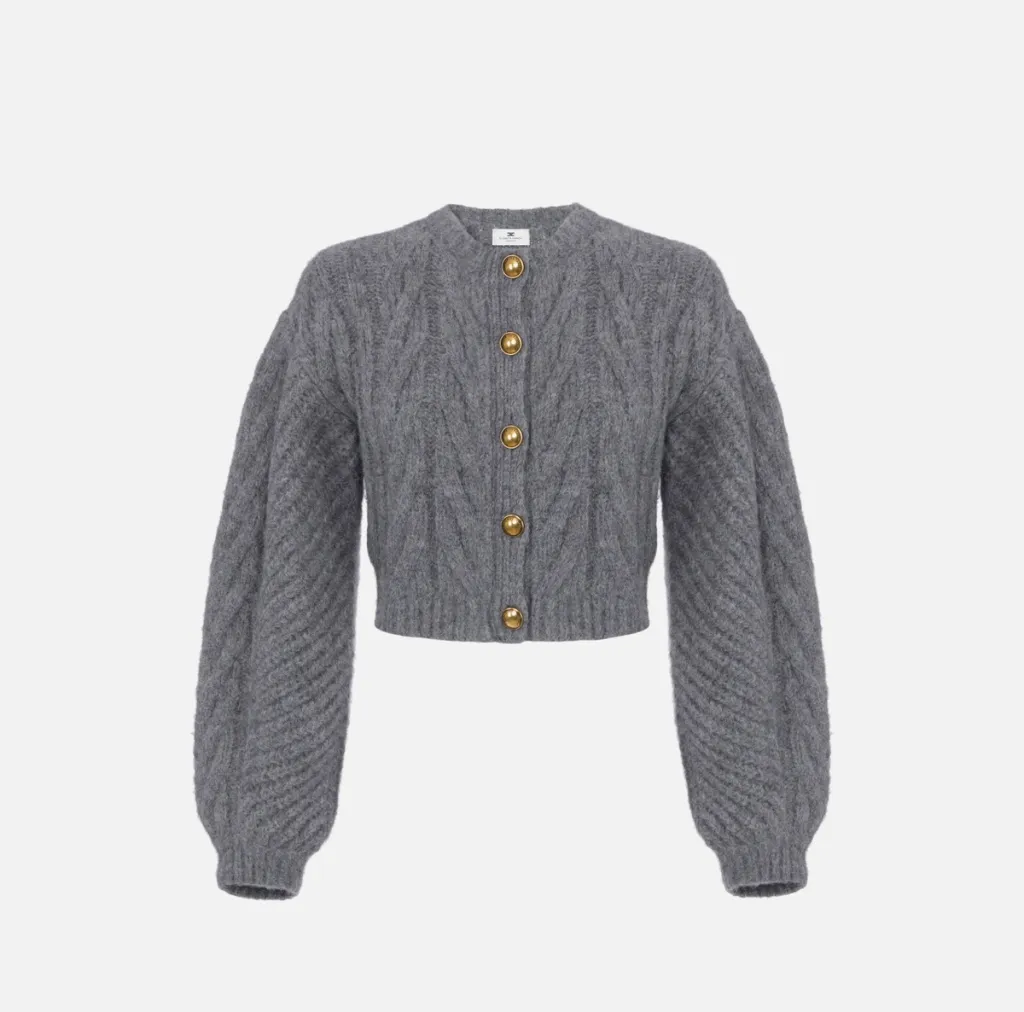 MK44T67E2 Knitted Sweater Grigio Melange