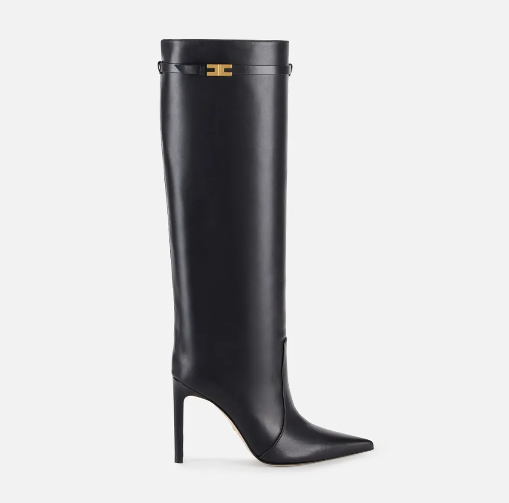 SA98L67E2 Shoes Long Black Boots