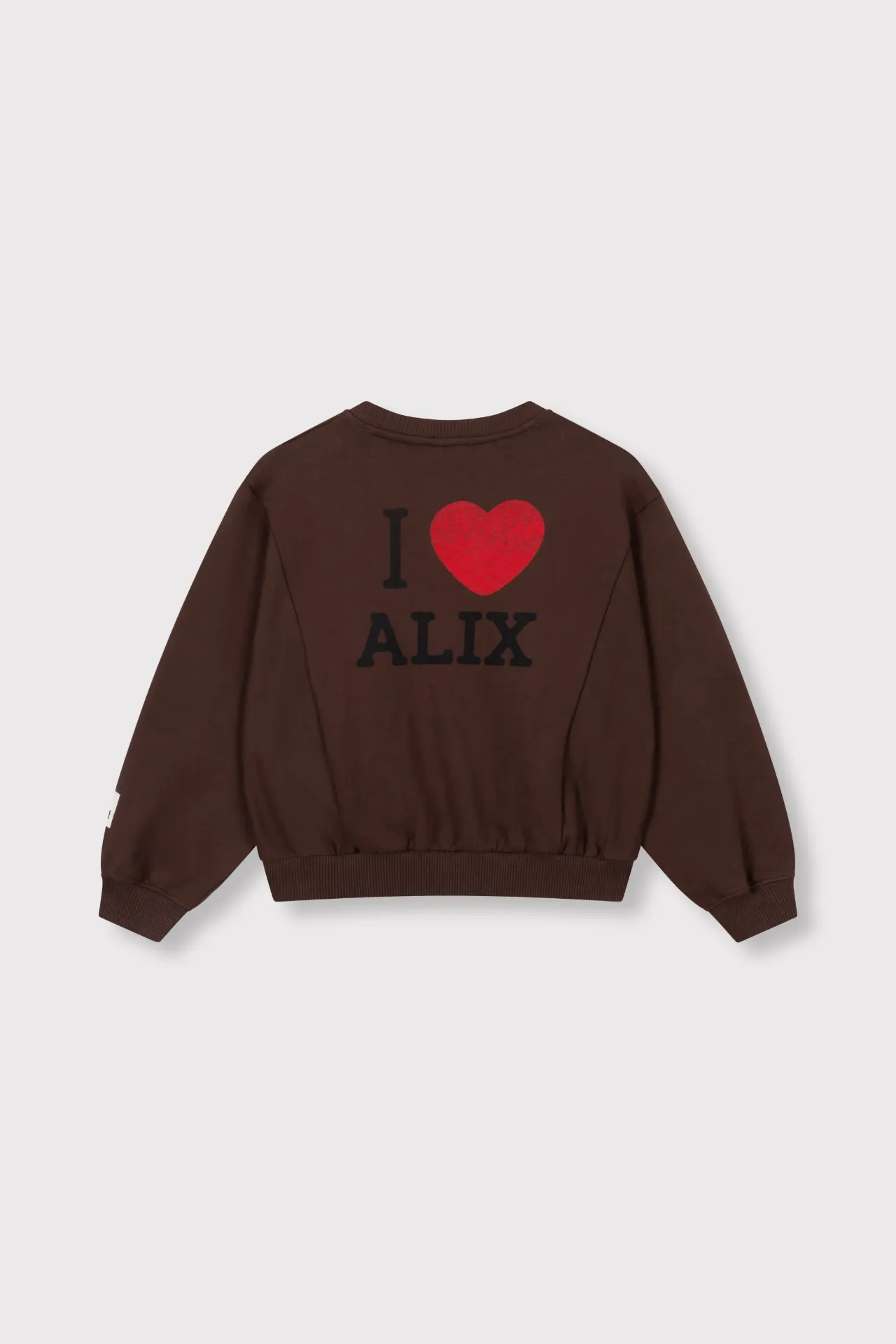 knitted batwing sweather brown