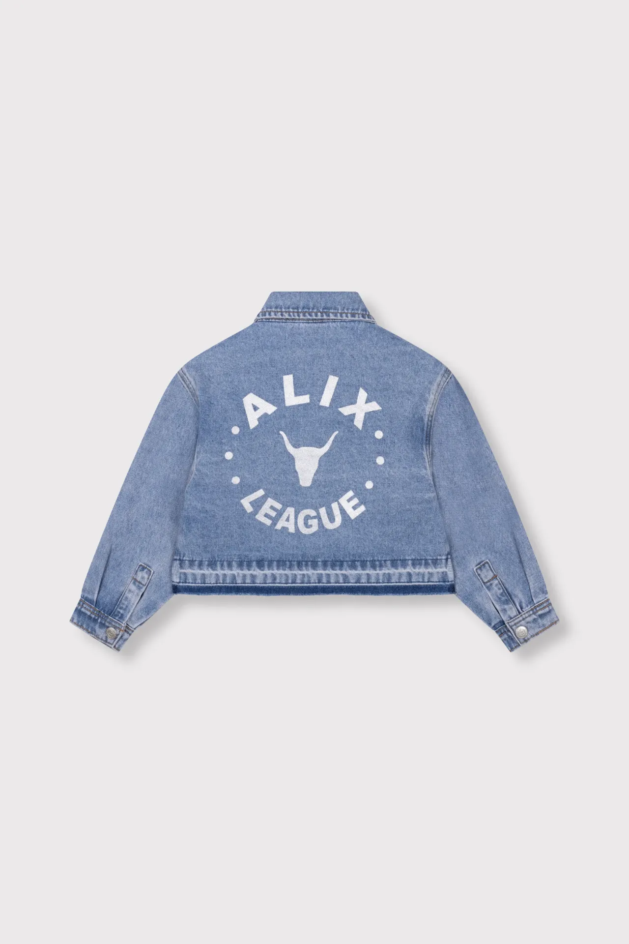woven flow denim blouse (98)