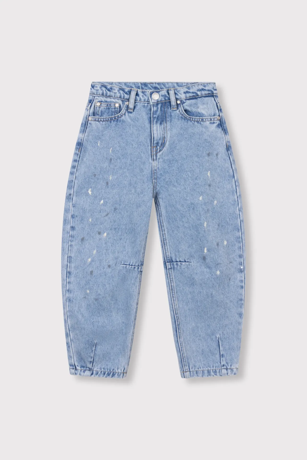 painted spots denim pants blue (98)