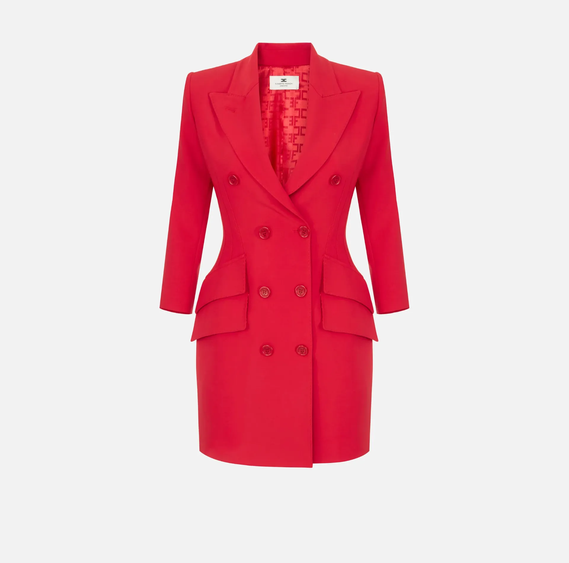 AB98066E2 Woman Blazer Dress Red Passion