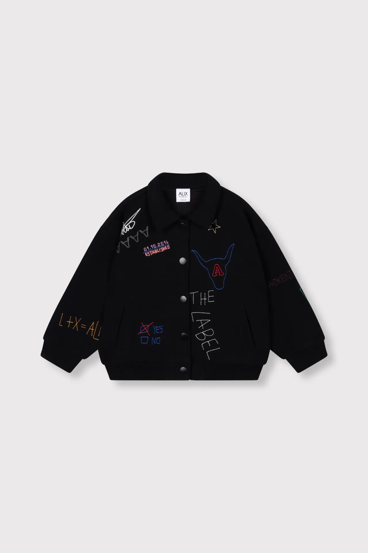 Kids knitted patches jacket (98)