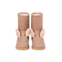 Wadudu Exclusive Boots | Fluffy Bunny Hazelnut Leather