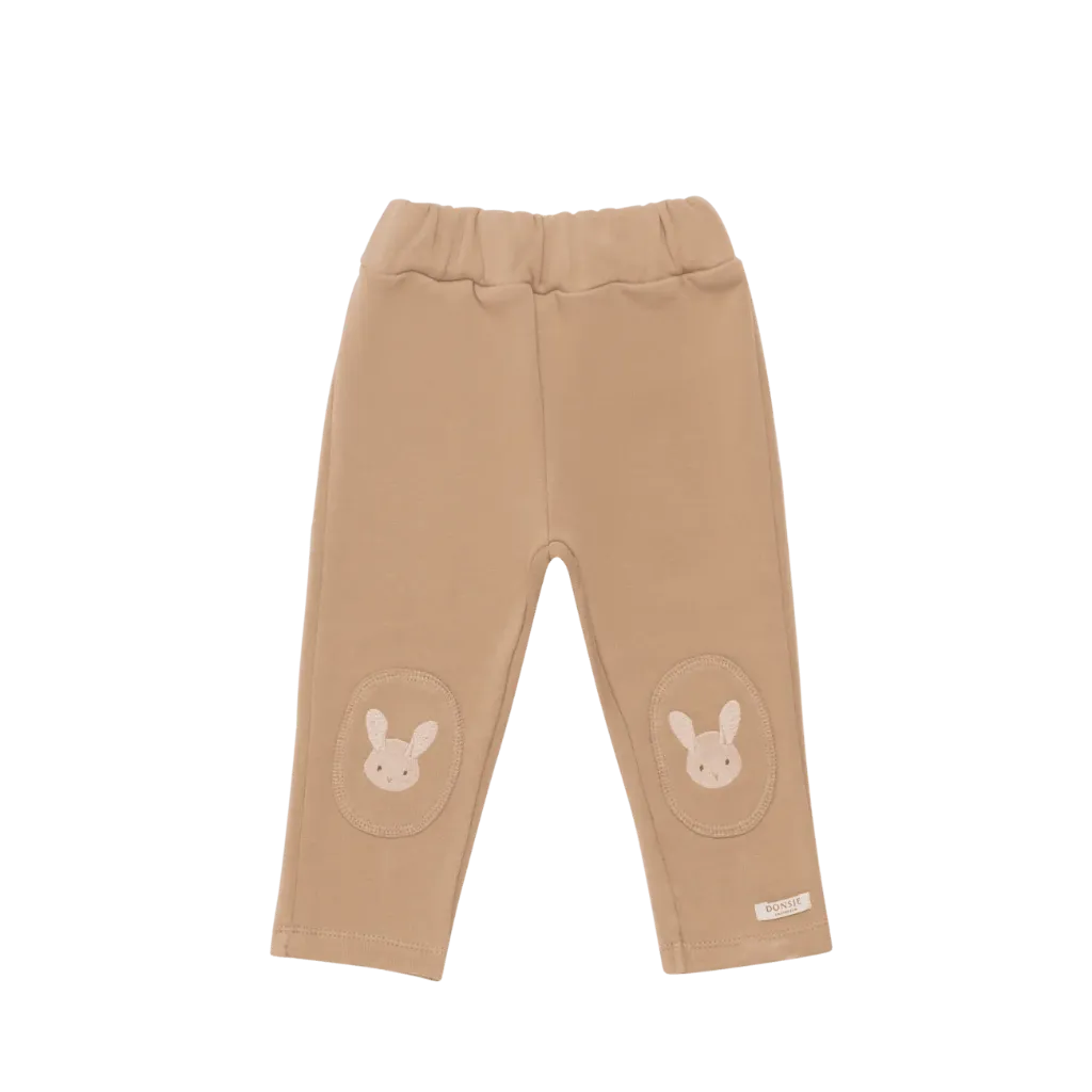 Joek Trousers | Fluffy Bunnies Hazelnut (0-3 M)