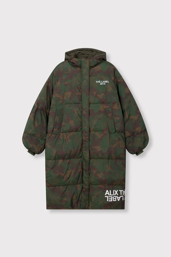 Woven Camouflage Coat Army (XS)