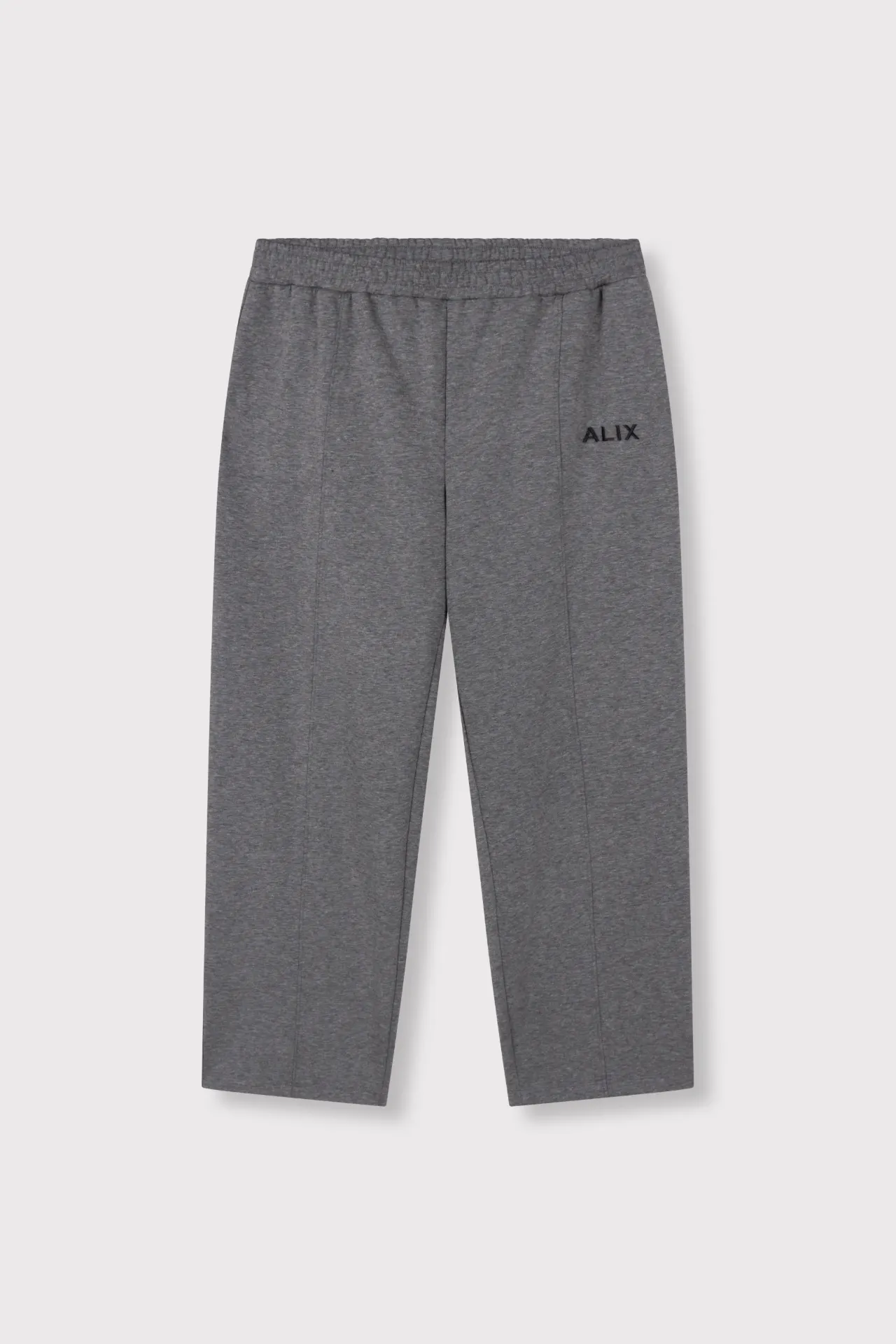 Knitted Barrel Pants Antracite Melange