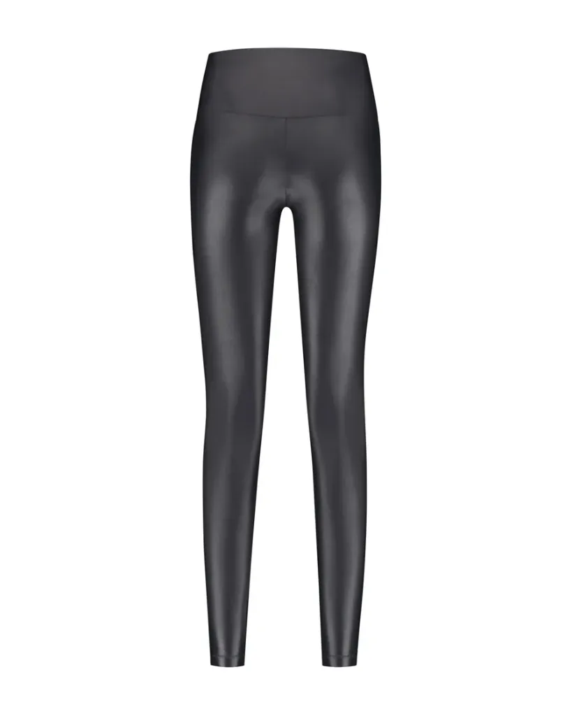 Shine Leggings High Waistband Charcoal