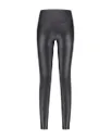 Shine Leggings High Waistband Charcoal