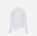 CA17267E2 Blouse Ruffel Avorio
